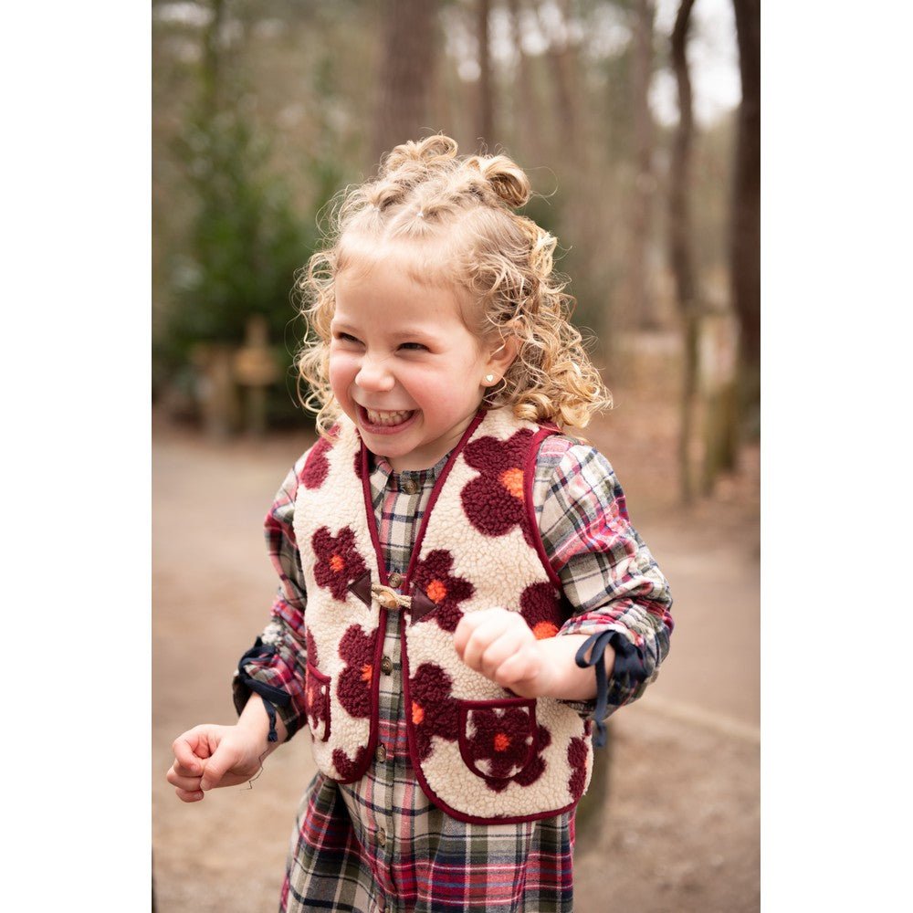 Teddystoff "Red Flowers"