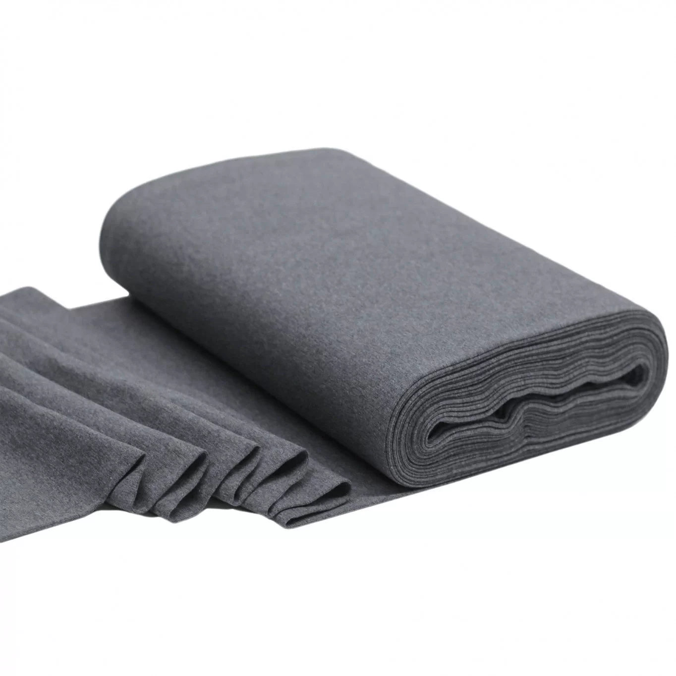 Bio Bündchenstoff Anthrazit