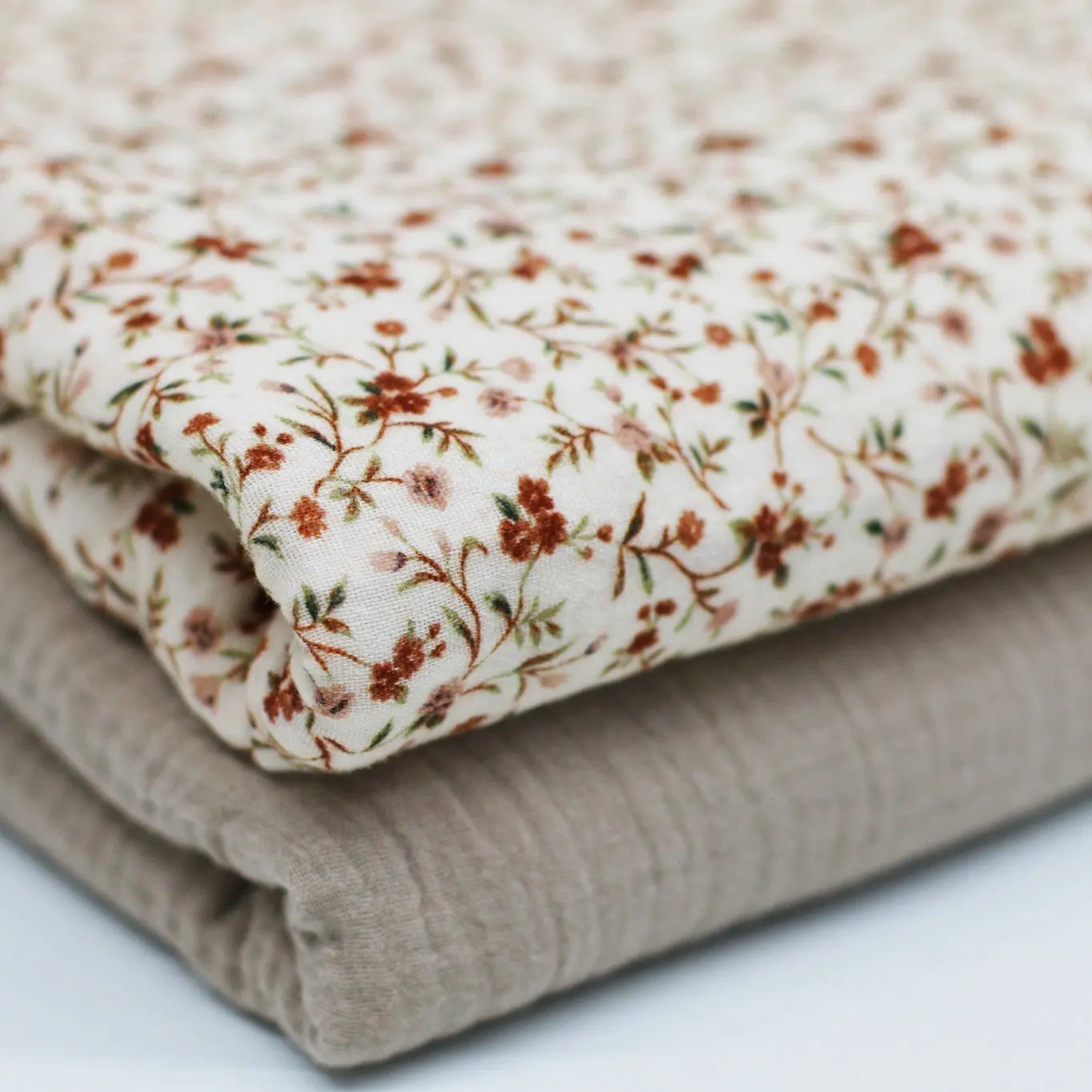 Musselin Romantic Flowers