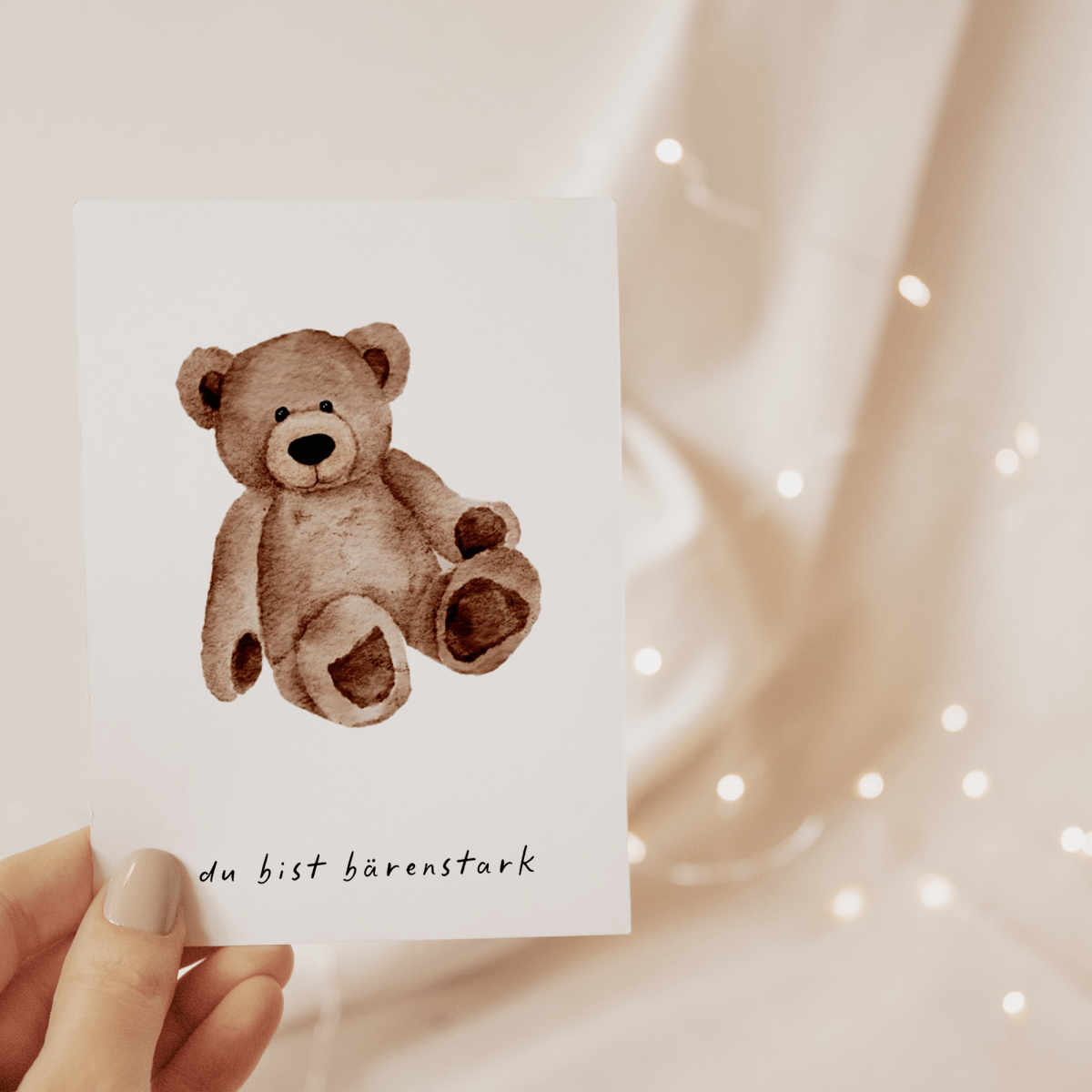 Limited Edition Postkarte "Bruno, der Tröster"