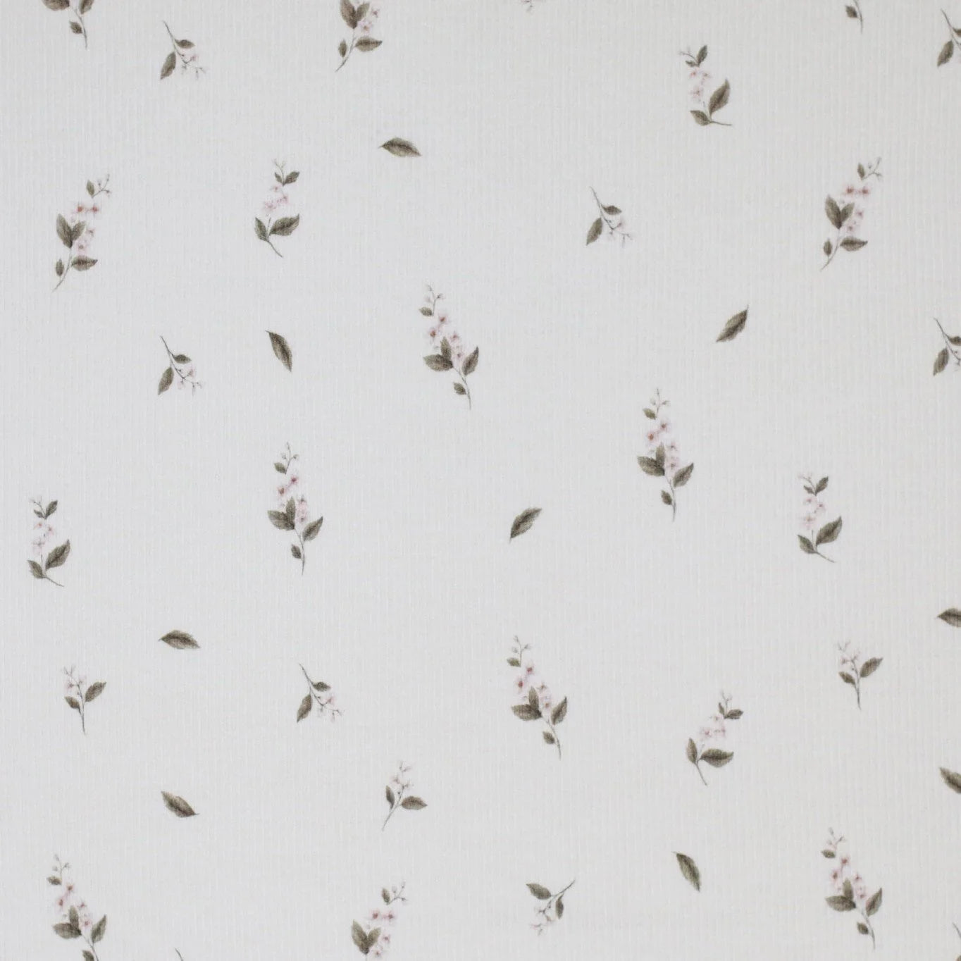 Ribjersey Tiny Flowers Olive