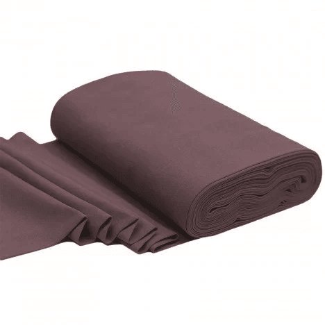 Bio Bündchenstoff Darkmauve - Würfel & Mütze