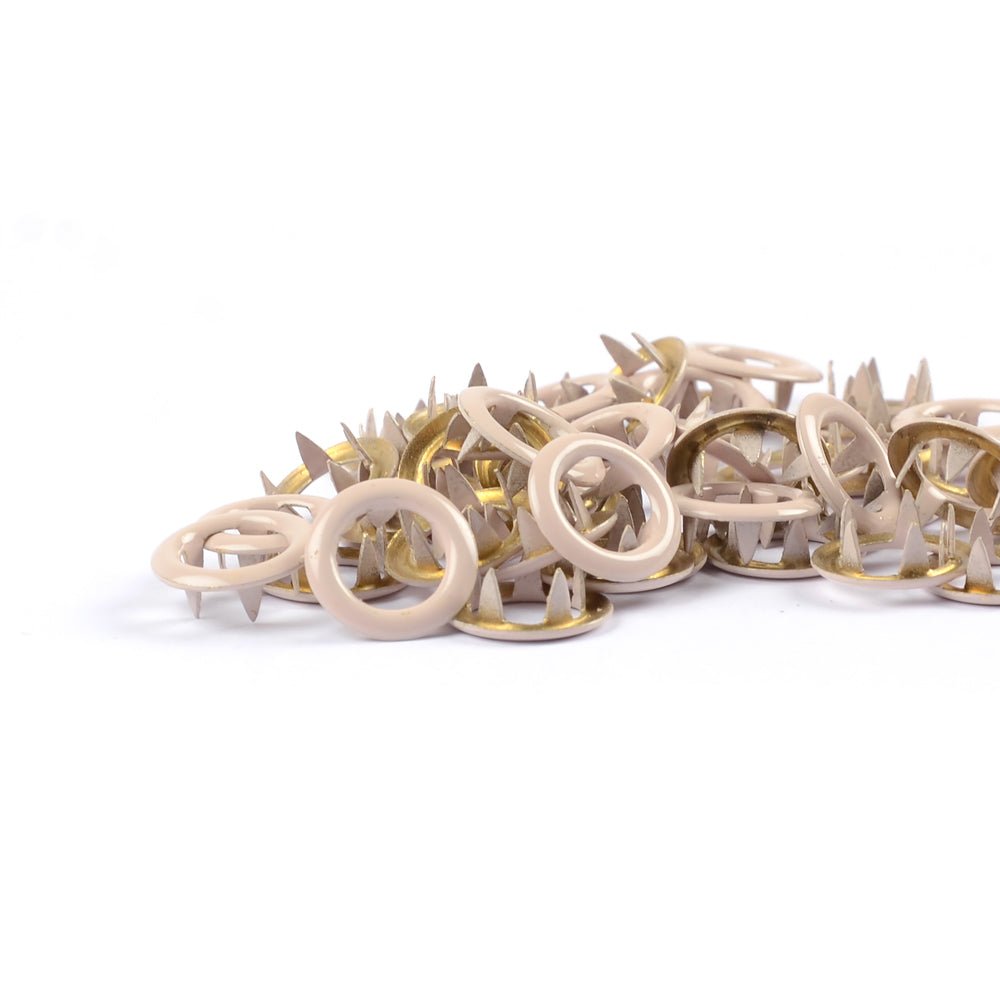 Jersey Druckknöpfe "Nude" (10 Stk.) - Würfel & Mütze