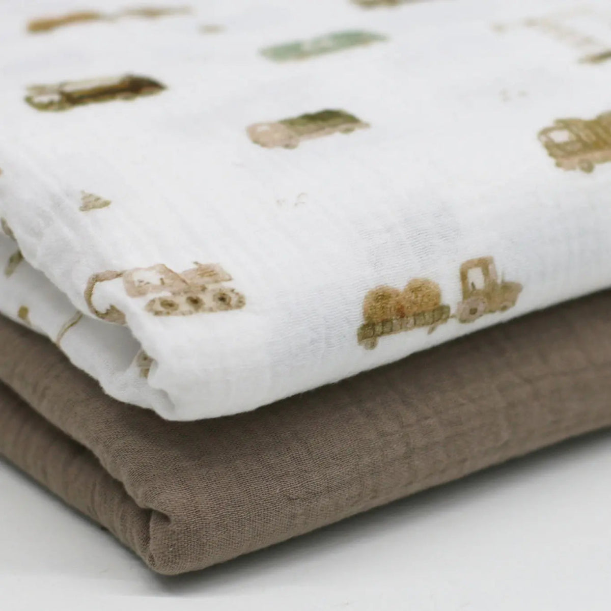 Musselin Baustelle - Würfel & Mütze