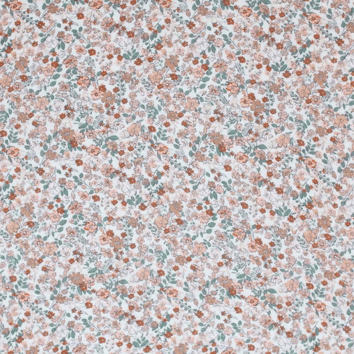 Musselin Blumen Kakao - Würfel & Mütze