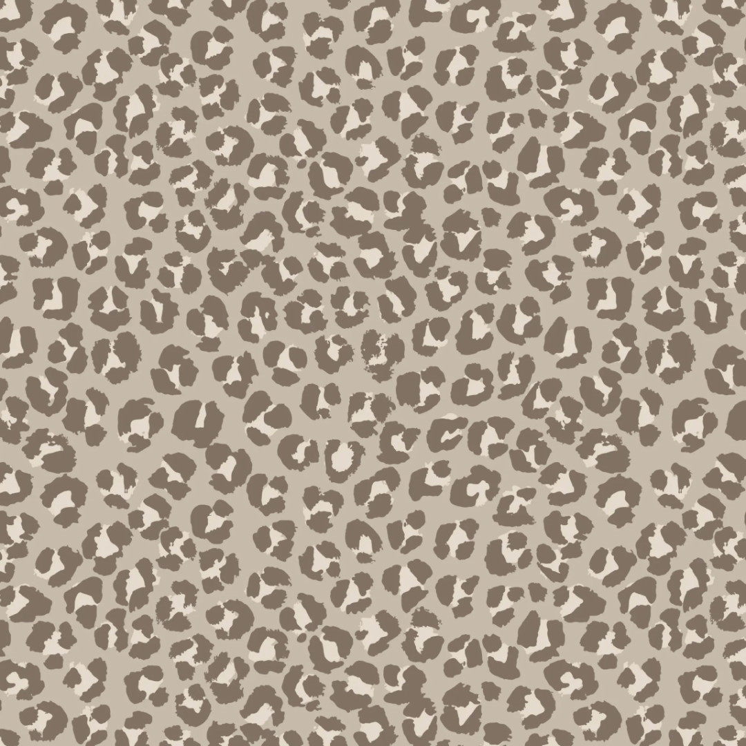 Pointoille Leopard Spots Greige - Würfel & Mütze