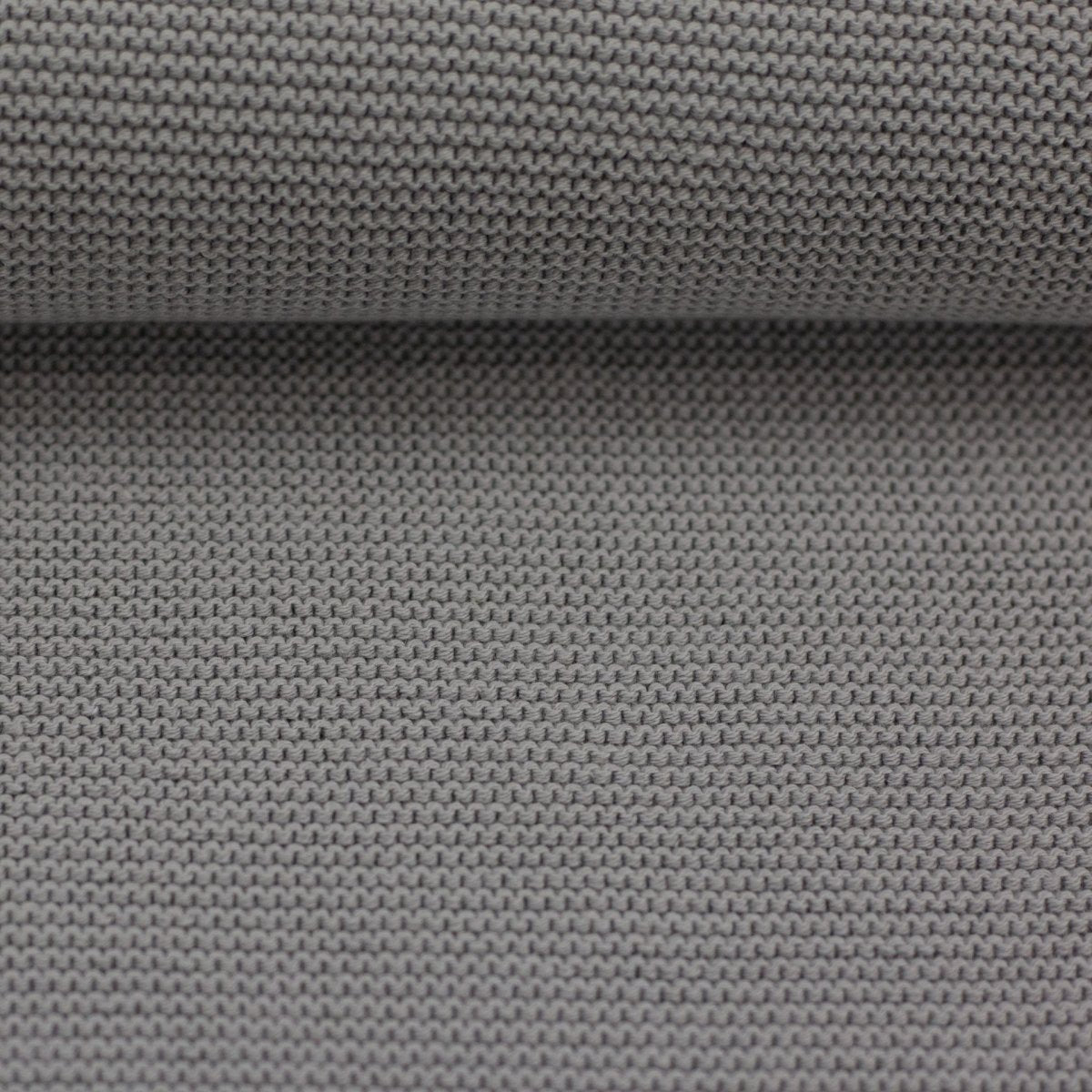 Strickstoff Ella Grau - Würfel & Mütze