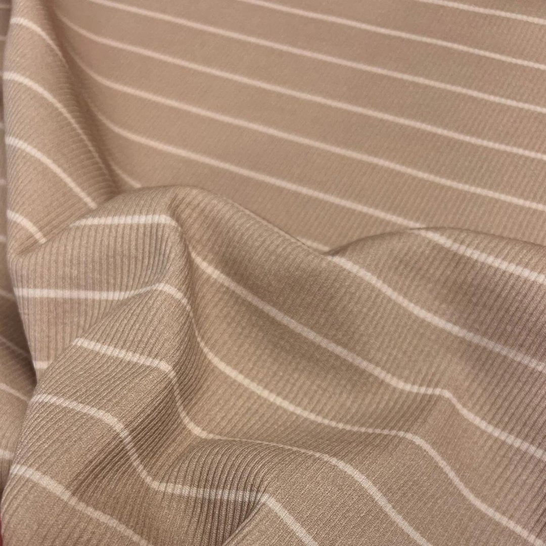 Bio Ribjersey Light Nougat - Würfel & Mütze