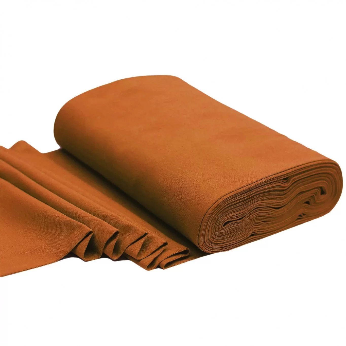 Bündchenstoff Cognac - Würfel & Mütze
