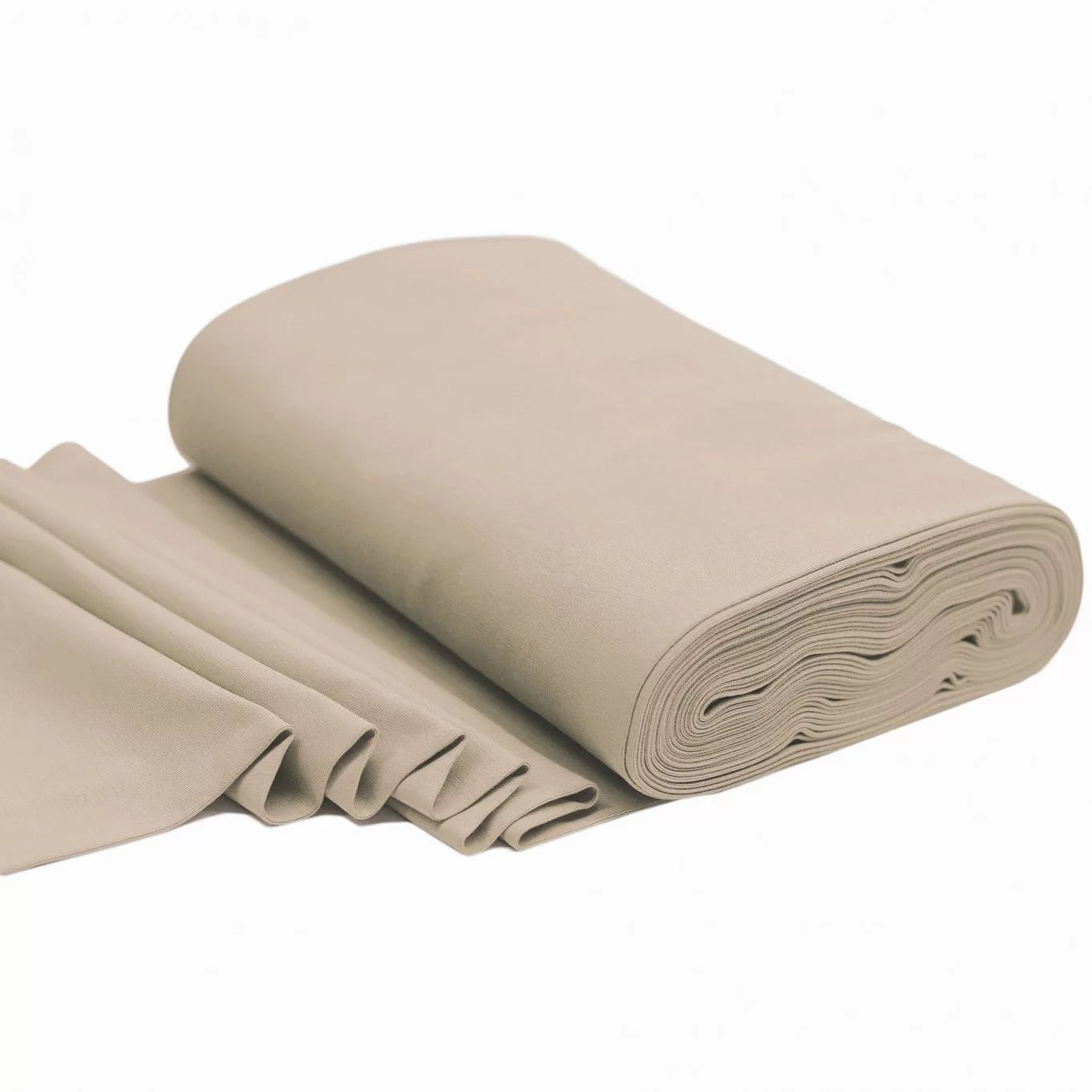 Bündchenstoff Dunkelbeige - Würfel & Mütze
