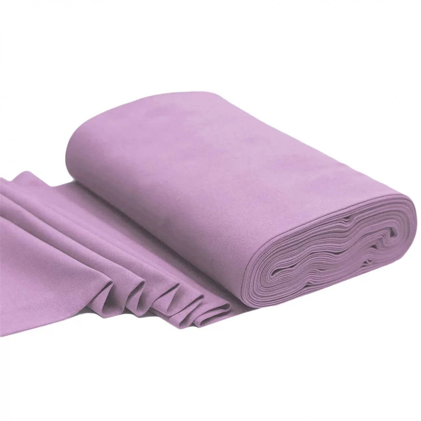 Bündchenstoff Lila - Würfel & Mütze