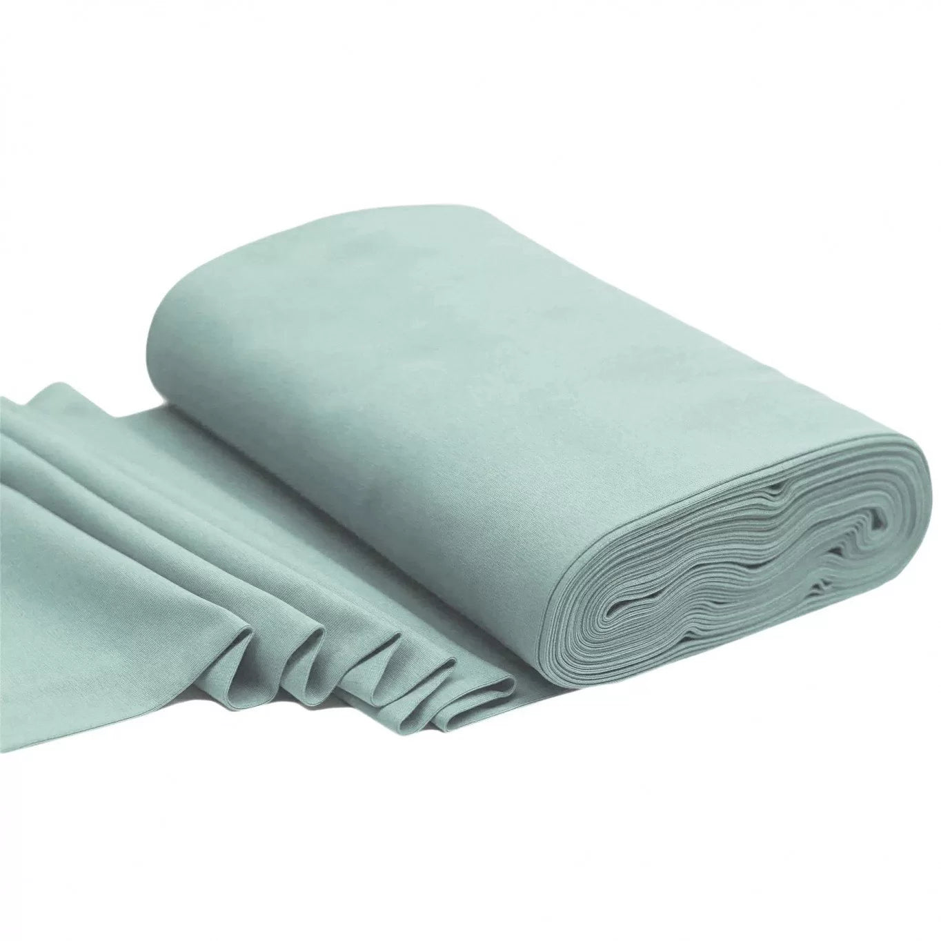 Bündchenstoff Meergrün - Würfel & Mütze