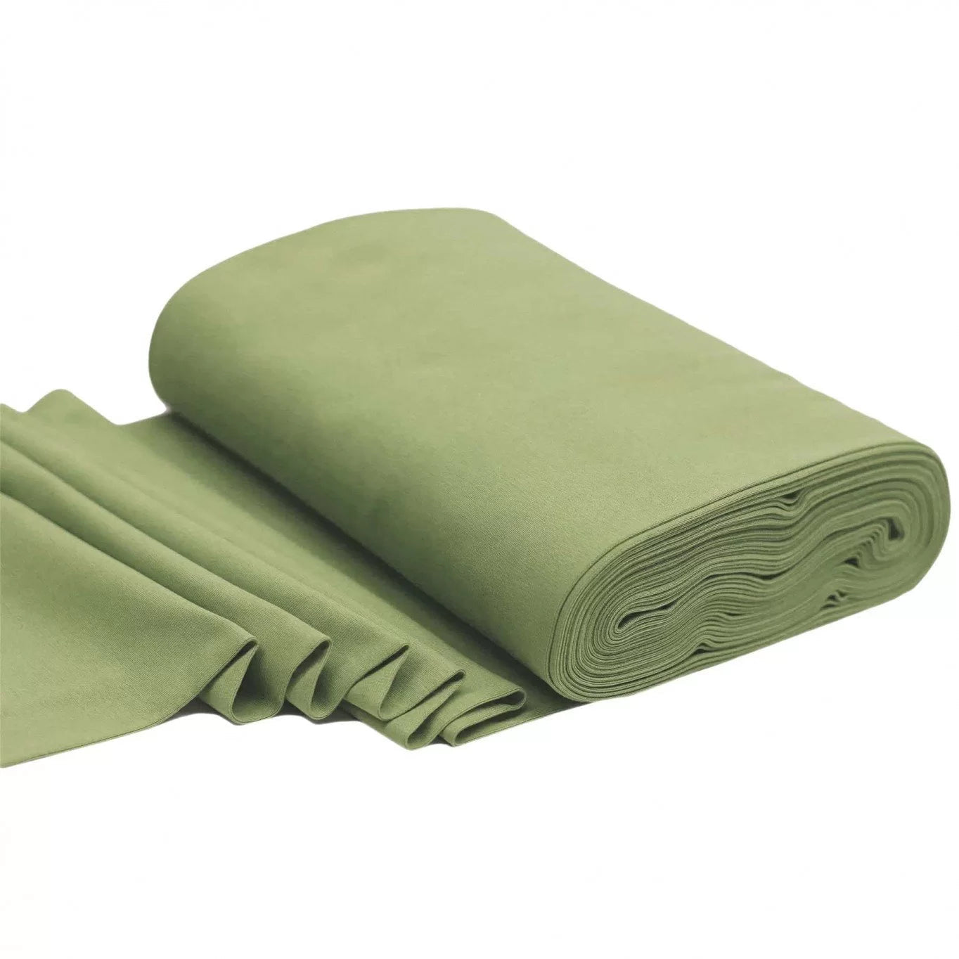Bündchenstoff Olive - Würfel & Mütze