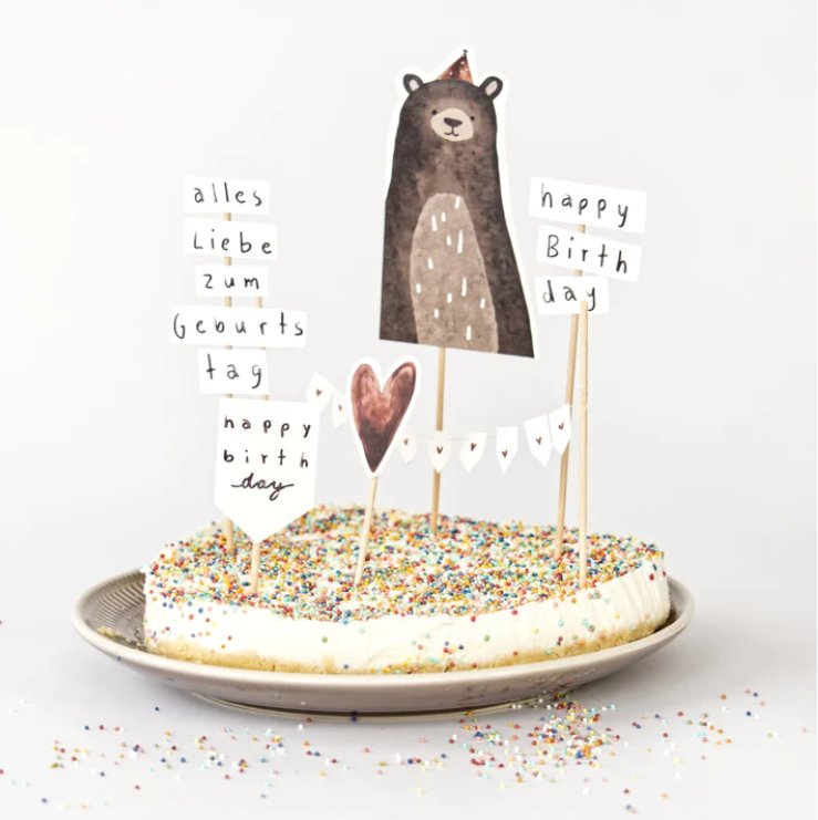 Caketopper Peppo DIY-Set - Würfel & Mütze