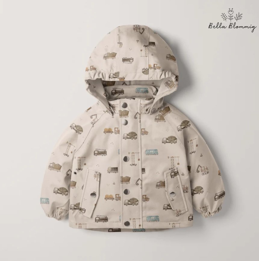 Eco Softshell "Fahrzeuge" - Würfel & Mütze