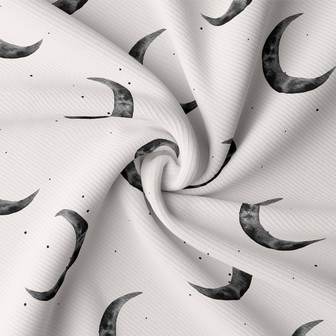 Eigenproduktion Mondzauber Dots Offwhite - Würfel & Mütze