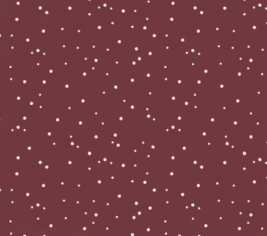 Elvelyckan Jersey "Spots" Wine - Würfel & Mütze