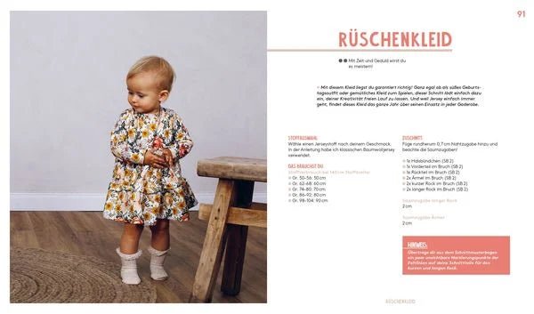 Hej Minimode – Kleidung aus Jersey nähen - Würfel & Mütze