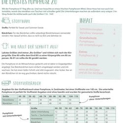 Lybstes Schnittmuster "Pumphose 2.0" - Würfel & Mütze
