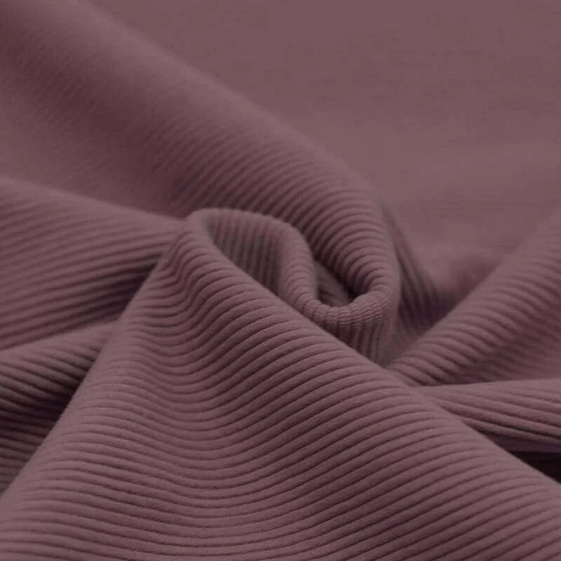 Ottoman Ribjersey Altmauve - Würfel & Mütze