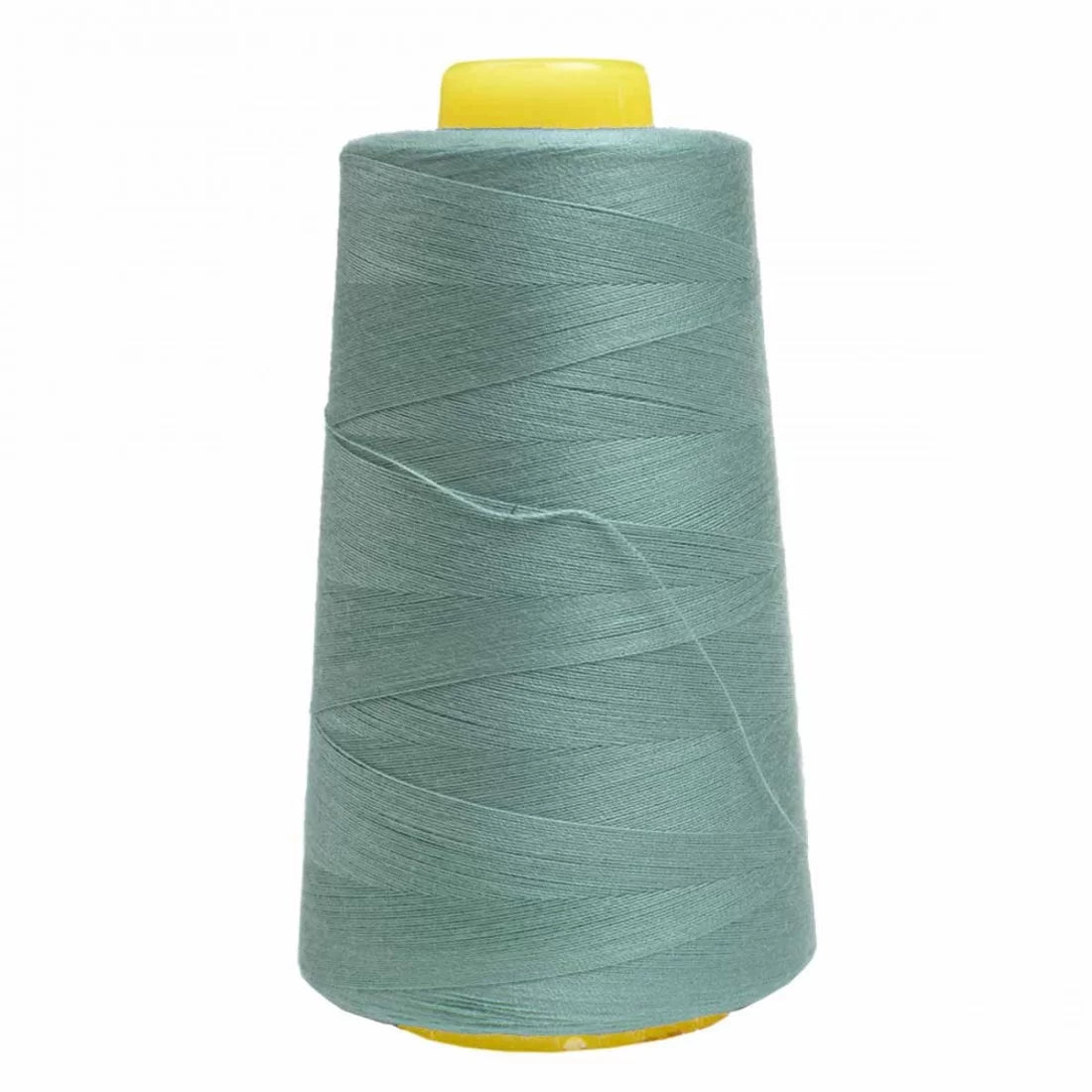 Overlock Garn Altgrün - Würfel & Mütze