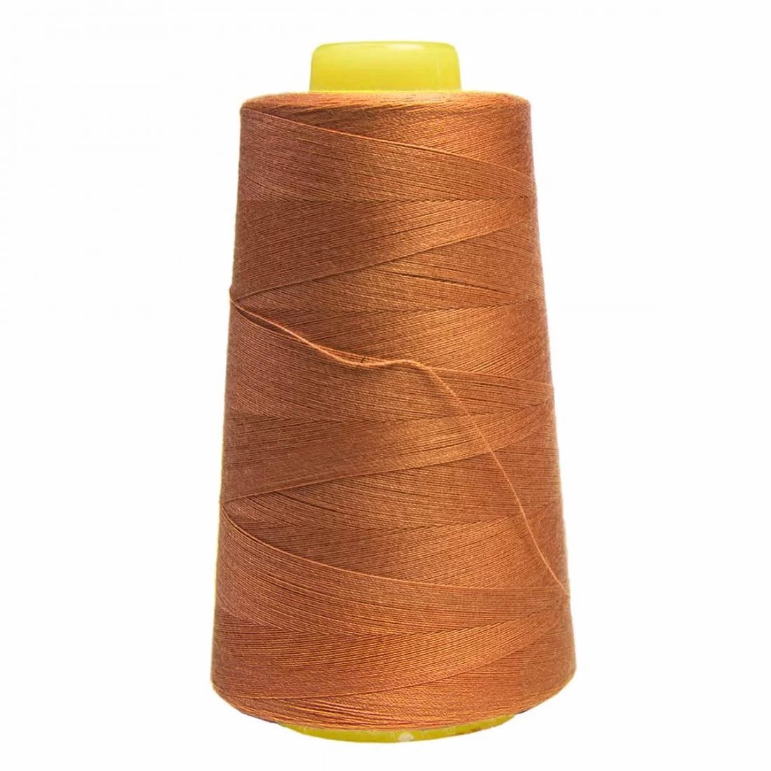 Overlock Garn Cognac - Würfel & Mütze