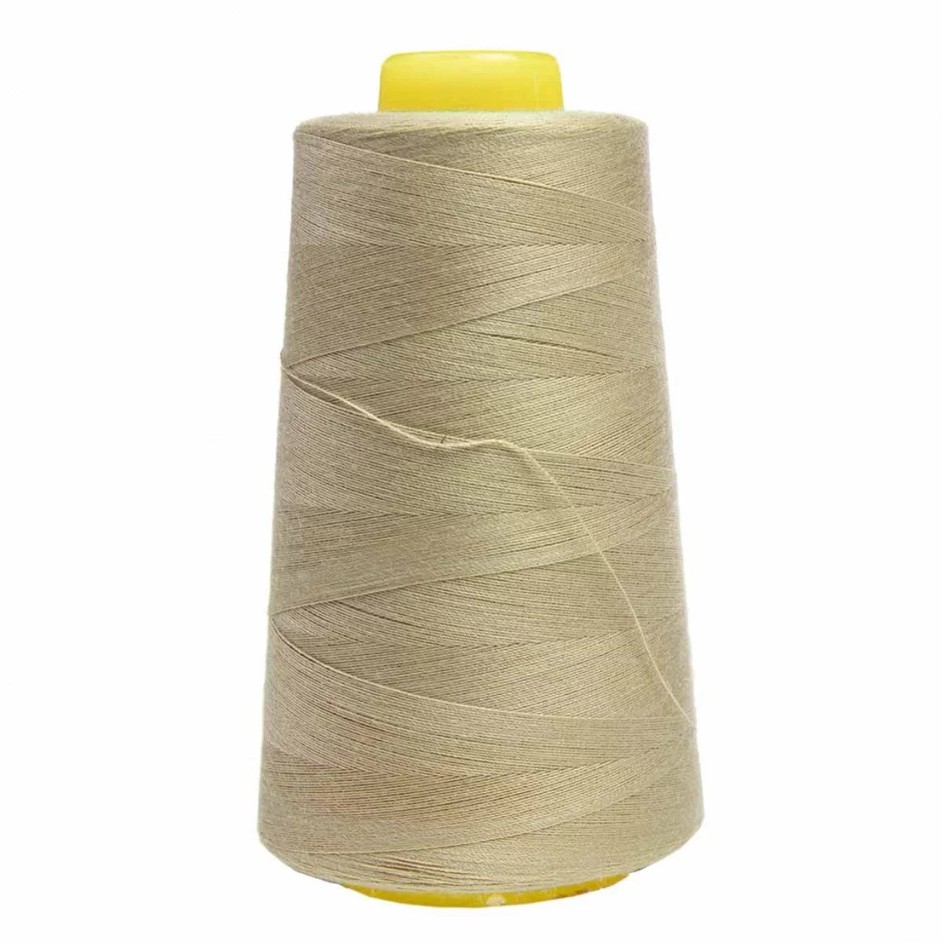 Overlock Garn Dunkelbeige - Würfel & Mütze