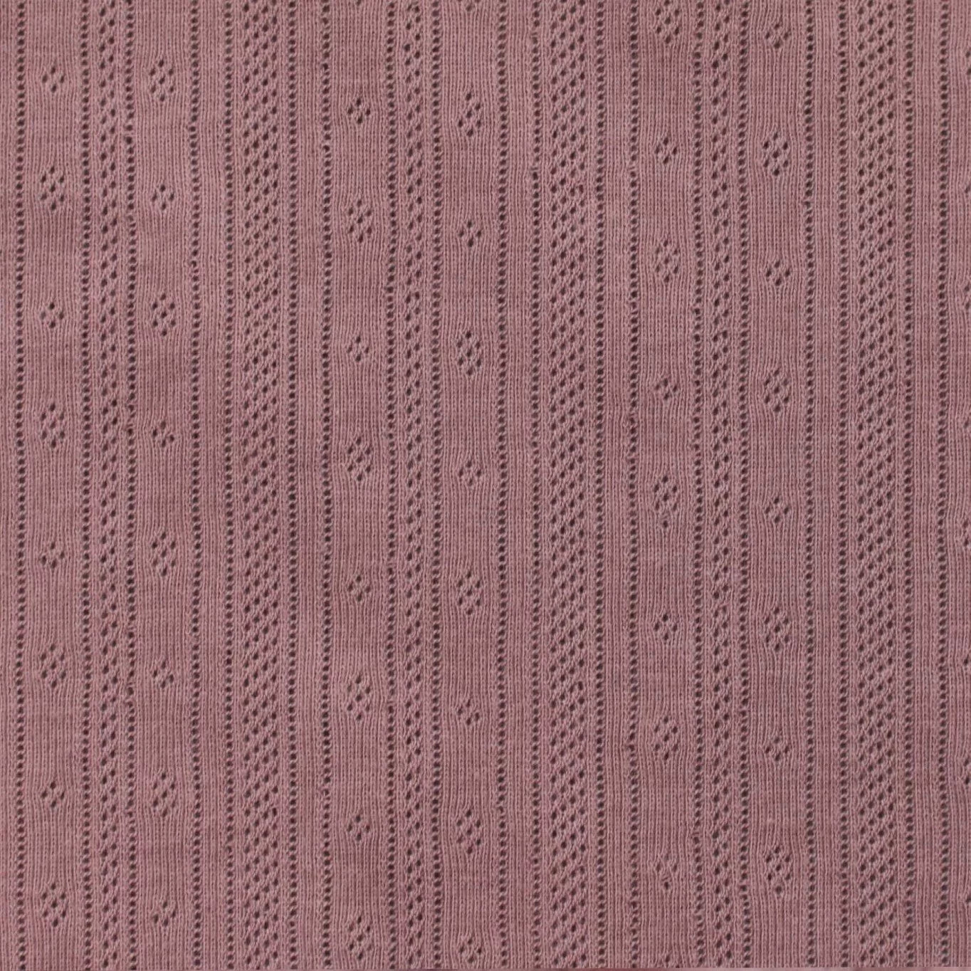 Pointoille Feinstrickjersey Altmauve - Würfel & Mütze