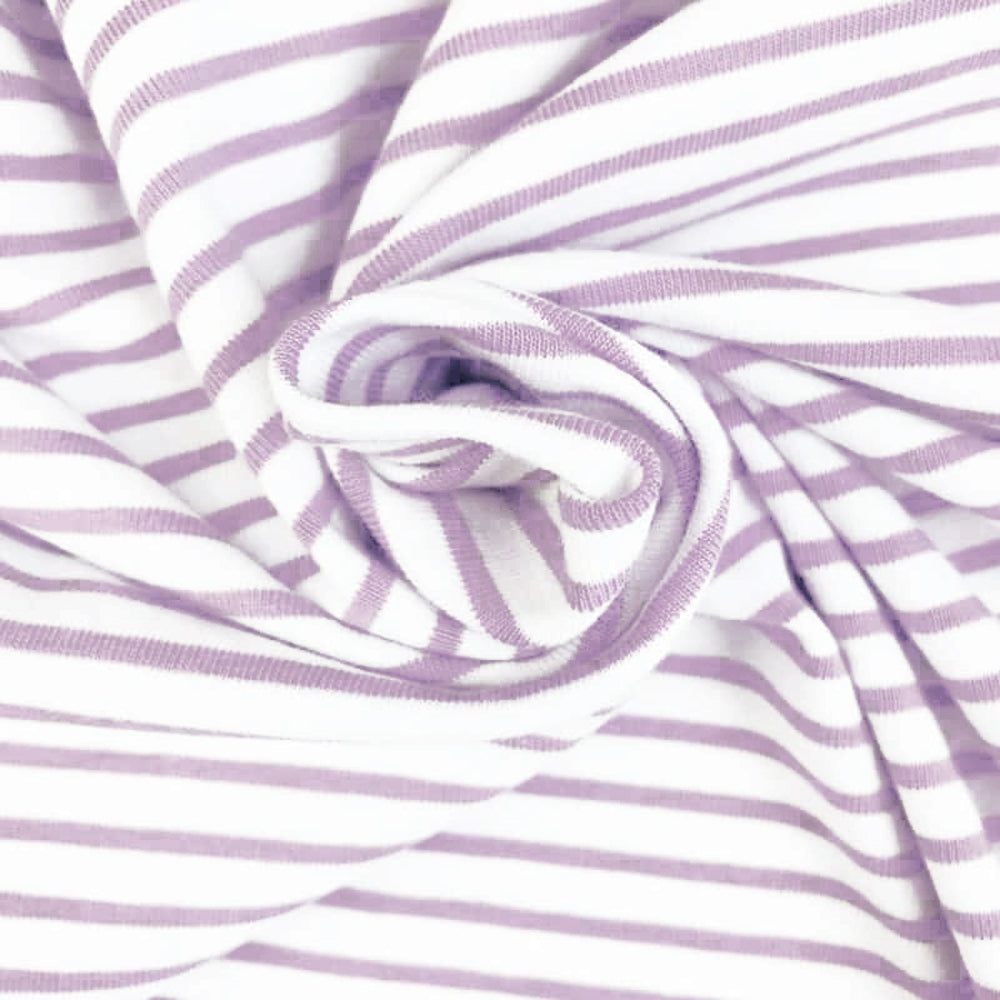 Jersey Streifen Lila