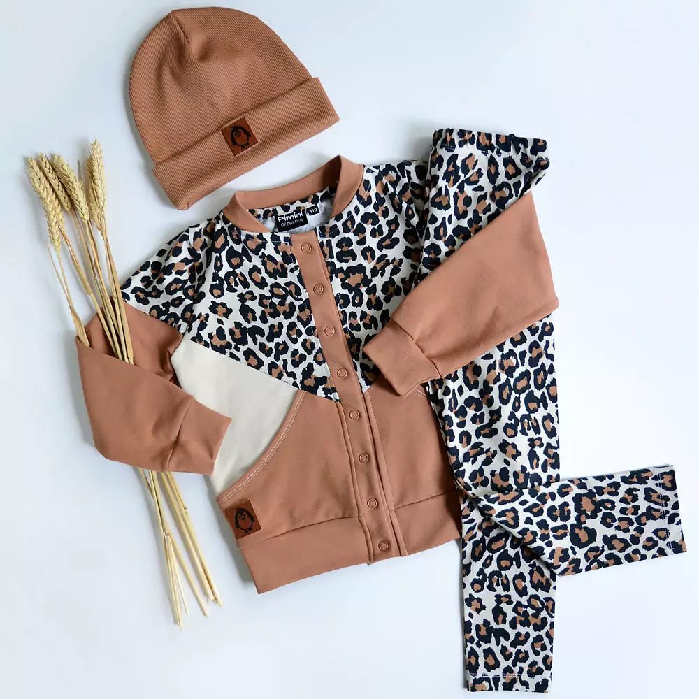 Tygdrömmar Bio French Terry Leo Sandstorm - Würfel & Mütze