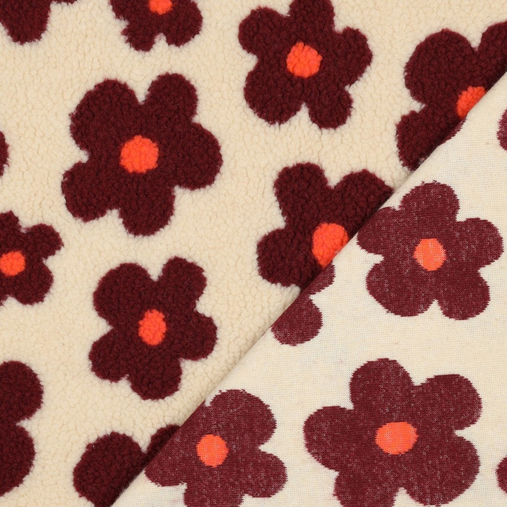 Teddystoff &quot;Red Flowers&quot;