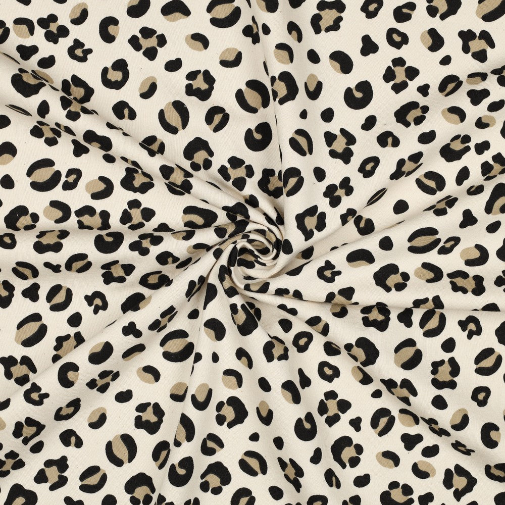French Terry Animal Skin Natural
