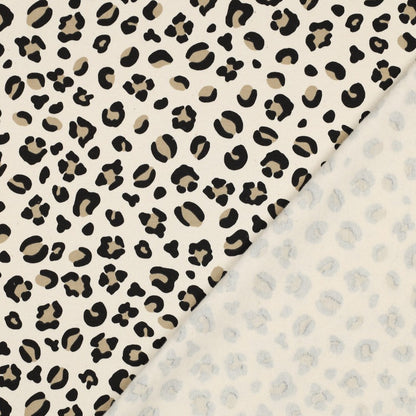 French Terry Animal Skin Natural