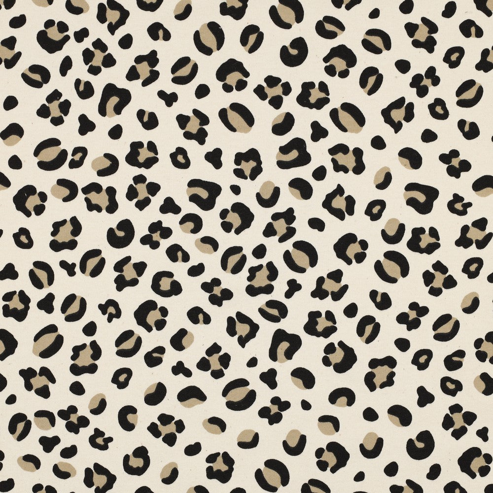 French Terry Animal Skin Natural