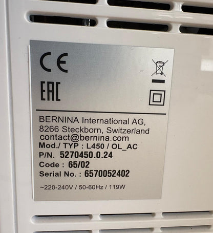 Overlock Bernina L450 (neuwertig)