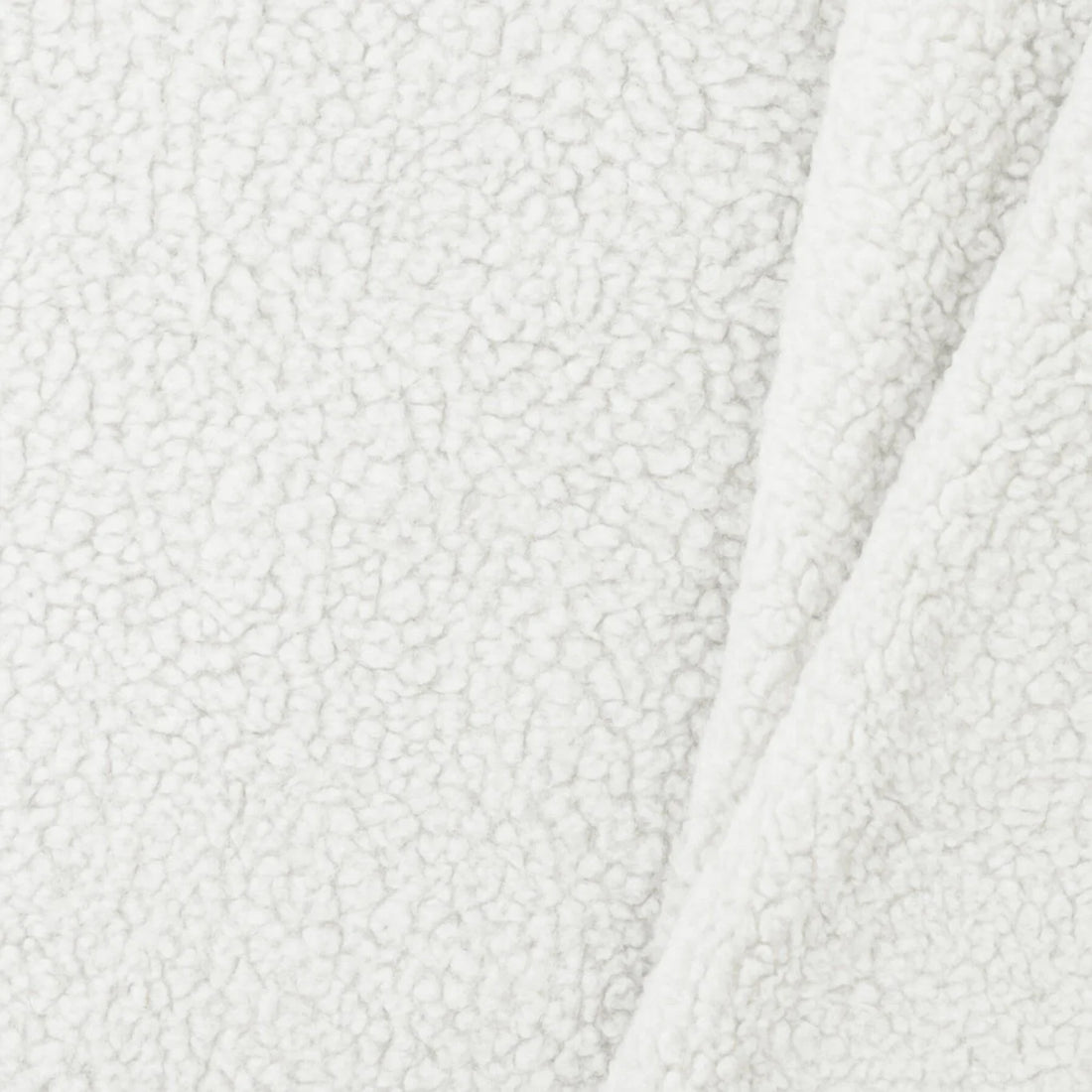 Baumwoll-Teddystoff Fleece &quot;Ecru&quot;