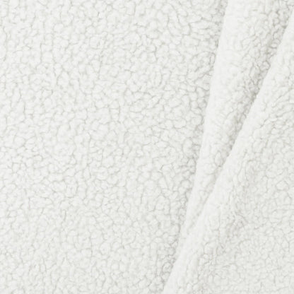 Baumwoll-Teddystoff Fleece &quot;Ecru&quot;