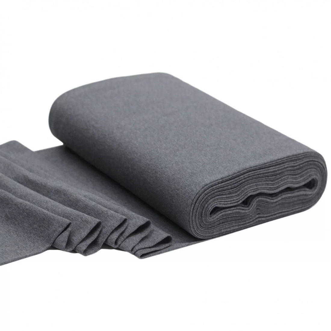 Bio Bündchenstoff Anthrazit