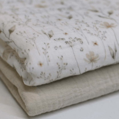 Musselin Blumenwiese