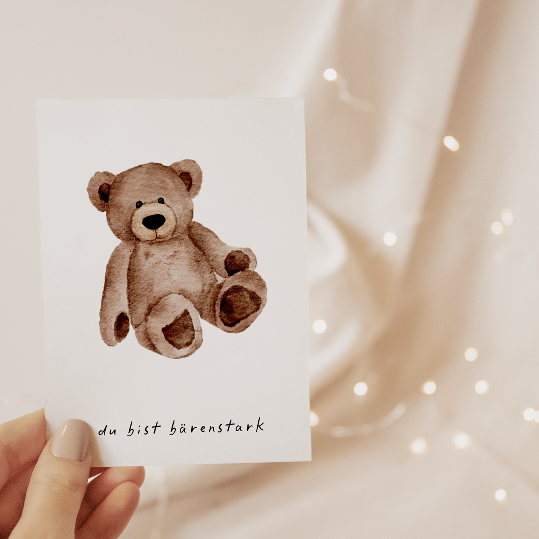 Limited Edition Postkarte &quot;Bruno, der Tröster&quot;