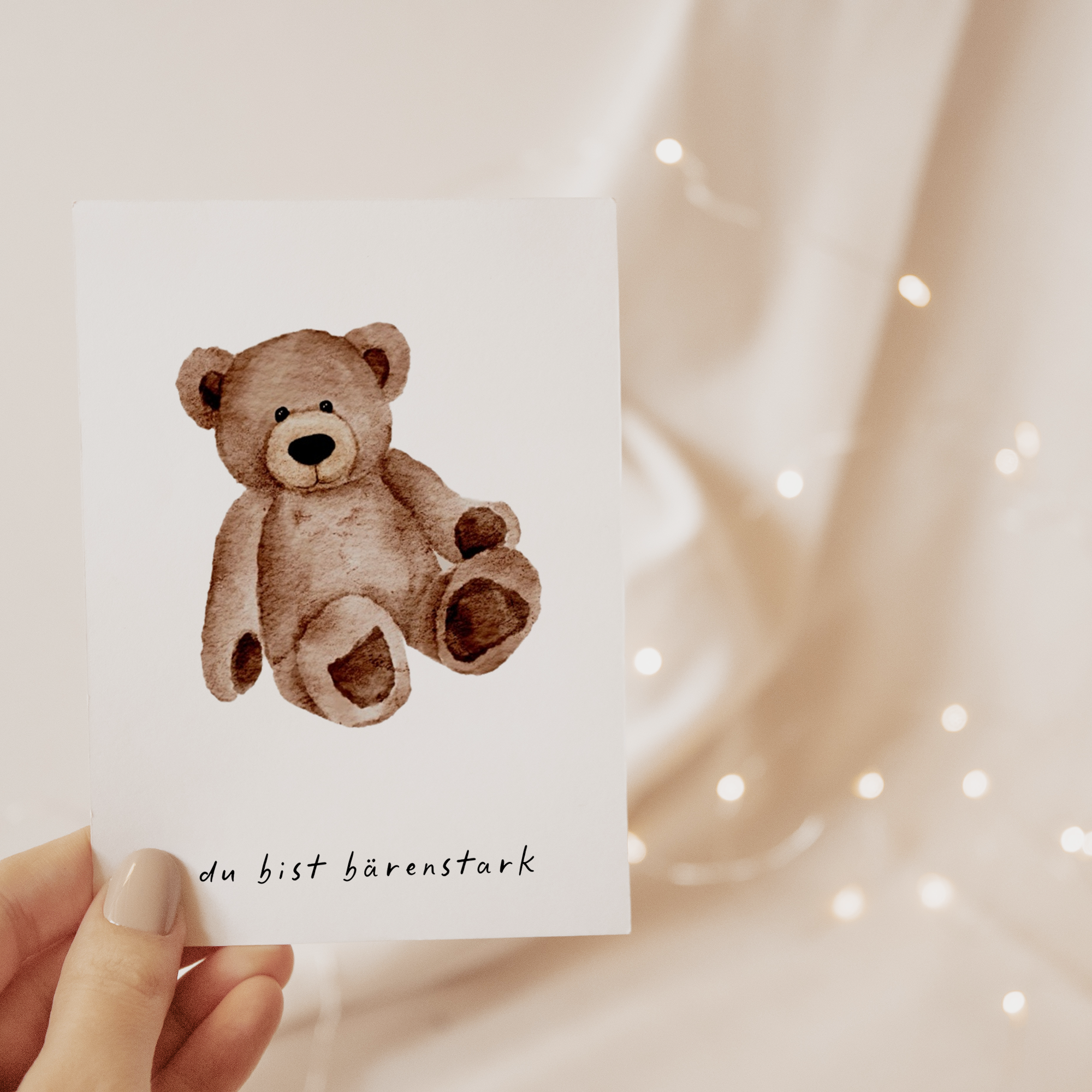 Limited Edition Postkarte &quot;Bruno, der Tröster&quot;