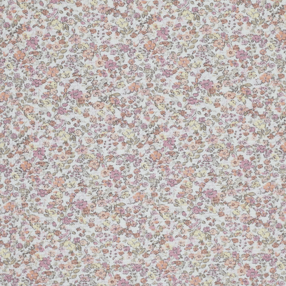 Waffelstrick Flowers Lilac