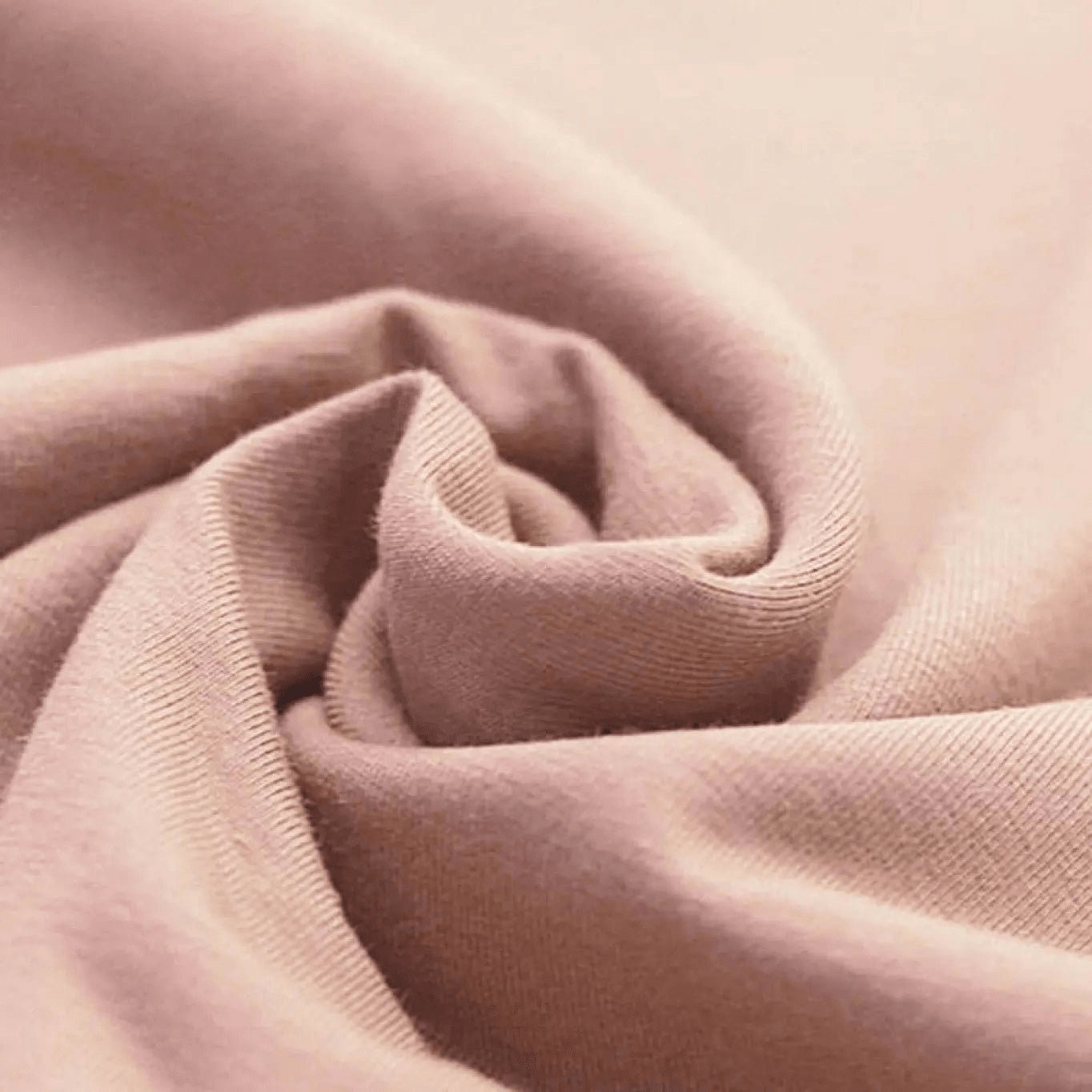 Bio Jersey Uni &quot;Nude Rosa&quot; - Würfel &amp; Mütze