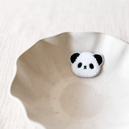 Chenille Patch kleiner Panda - Würfel & Mütze