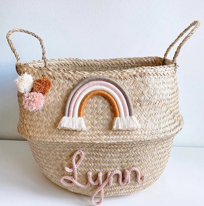 Aufbewahrungskorb mit Makramee // Samstag, 18. April 2026