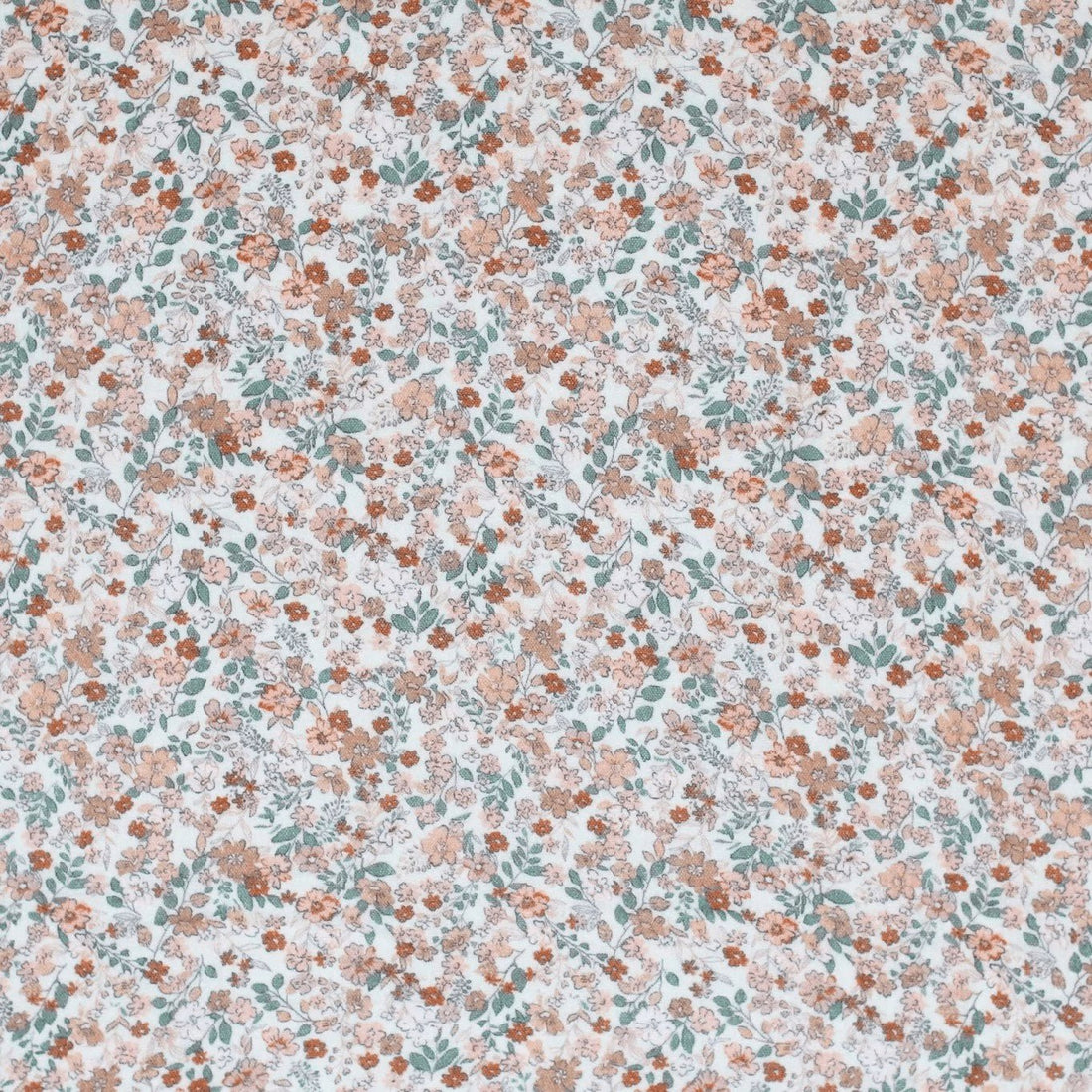 Musselin Blumen Kakao - Würfel &amp; Mütze