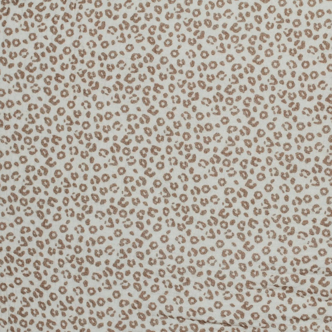 Musselin Leo Beige - Würfel &amp; Mütze