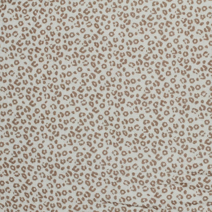 Musselin Leo Beige - Würfel &amp; Mütze