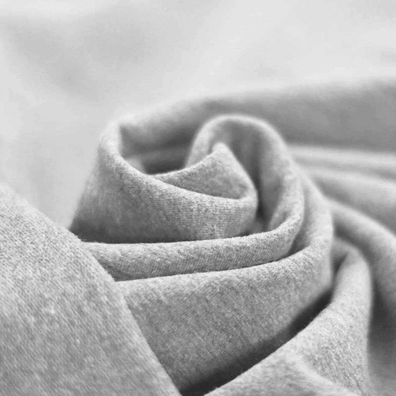 French Terry &quot;Hellgrau Meliert&quot;