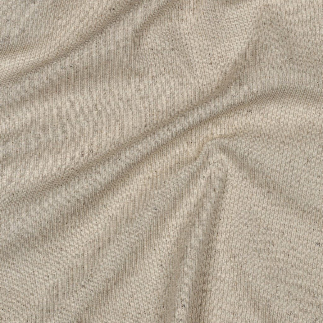Baumwoll - Leinen Ribjersey - Würfel &amp; Mütze